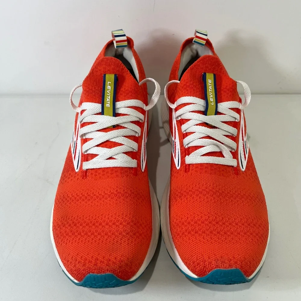 Brooks Levitate StealthFit 6 Running Shoes Womens 9.5 Orange Striped Athletic